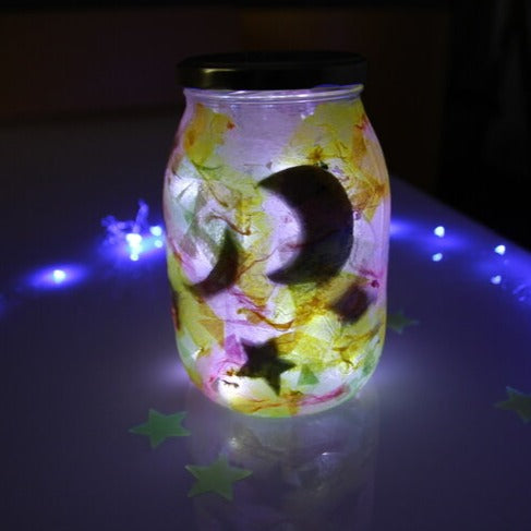 Mushroom Mason Jar Lantern